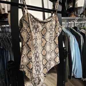 Princess polly snakeskin bodysuit